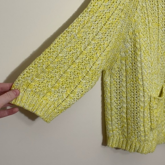 Anthro | Moth Cable Knit Chunky Pocket Sweater - Picture 4 of 8